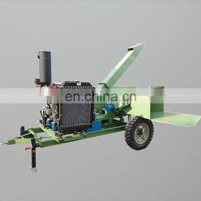 13hp small Diesel wood crusher green branches chipper for sale