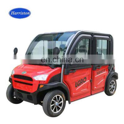 4 seat adult mini electric cars 4 wheel electric car patrol car