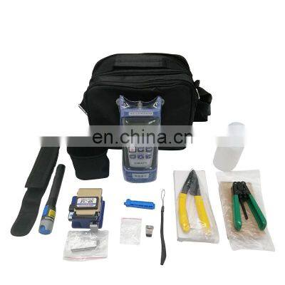 High Quality FTTH Fiber Cleaver and Optical Power Meter and Visual Fault Locator Optical Fiber Optic Tool kit