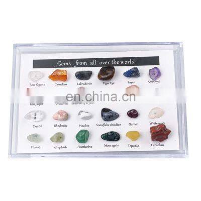 Natural Stone Gemstone Beads Agate Khambhat Rocks And Crystal Specimens Set Natural Mineral Teaching Specimen In Gift Box photo-5