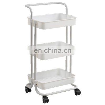 New carts metal multifunctional racks folding 4 wheel Tier trolley golf carts utility