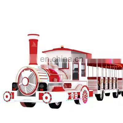 Tourist Trackless Trains Diesel Tourist Road Trackless Trains For Amusement Parks