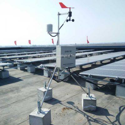 PC-4 Environment Sensor for PV Power Plant-Weather Station, Wind Speed, Solar Radiation, Atmospheric Pressure, Rainfall