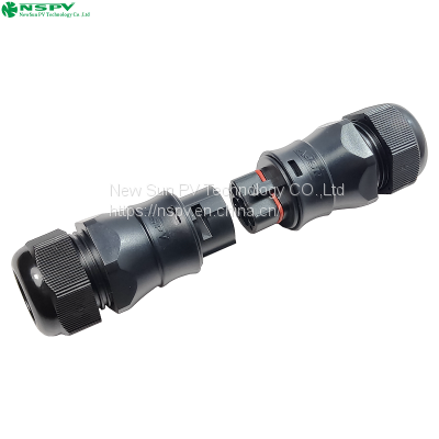 China Factory Solar AC 5 Pin Connectors Panel to Panel Type Inverter ac Connector photo-2