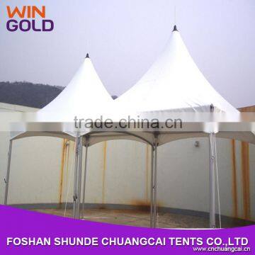 Big space pvc fabric high peak 10x10 pagoda tent for outdoor catering