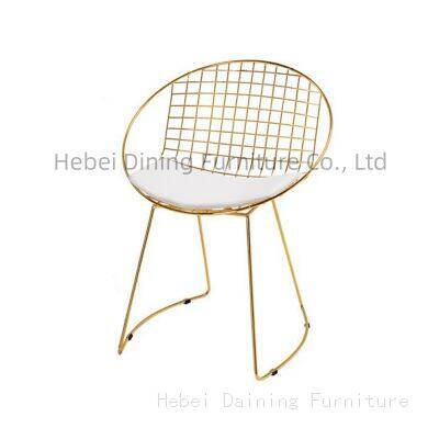 Metal Wire Chair With Round Backrest DC-W04
