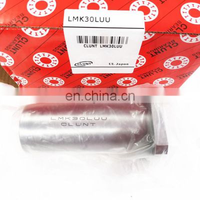 Japan quality LMK30LUU bearing LMK30LUU linear ball bearing LMK30LUU in stock