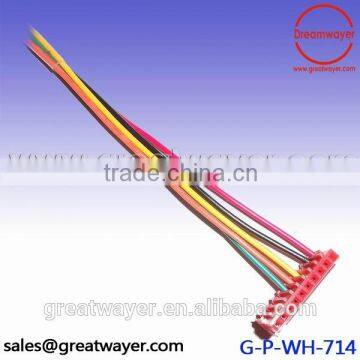 10pin 2.54mm pitch wire harness manufacturer for clock home appliance