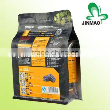 Side Gusset Aluminum Foil Food Packaging Bag With Flat Bottom and Zipper photo-4