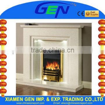 marble corner electric fireplace