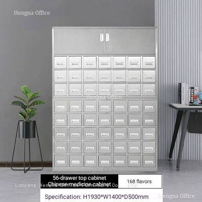 HN-JW41 Stainless Steel Apothecary Drawers for Jewelry Workshop, Small Parts Storage Organizer With 30/48 Bin Options, Long Span Life