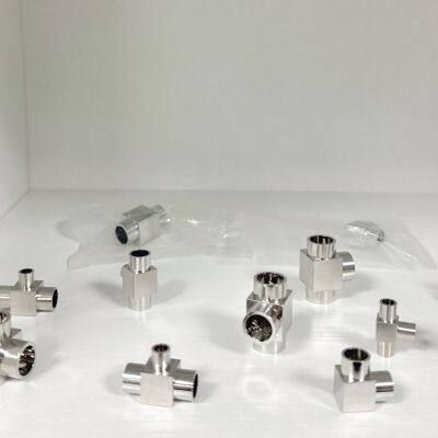 Tee 304 soldado de acero inoxidable para conexiones de tuberías