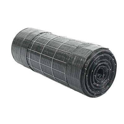 4' X 100' Чёрная полипропиленовая сетчатая геотекстильная ткань с металлической сеткой для загородного ограждения на строительных площадках