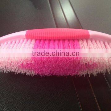 Lovely Pinky Wooden Horse Brush