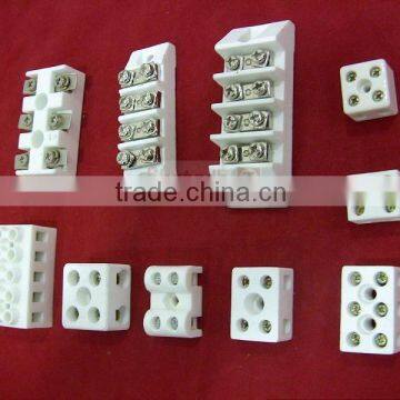 Electrical ceramic terminal connector porcelain connector