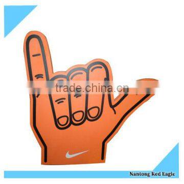 OEM both side color printed hand foam sports hand