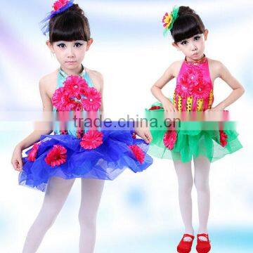 New design little girl dance costumes Child performance wear costume princess dress tulle ballet dance stage costume