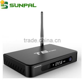 New Metal Quad Core Android 5.1 TV Box T8 Pro with KODI 16.0 Fully Loaded LED display 2GB 8GB Dual Band WiFi 5G S812 iptv box