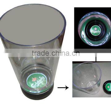 2014 new product Summer drinking projection cup for party and pub , led logo projection cup