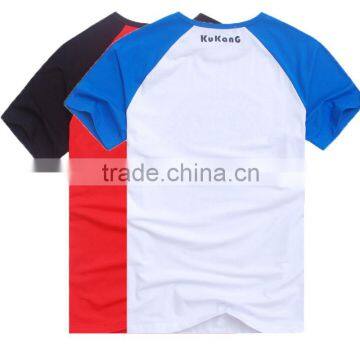 2016 T-Shirt Printing OEM Price Custom 100% Cotton Fitness T-Shirt photo-2