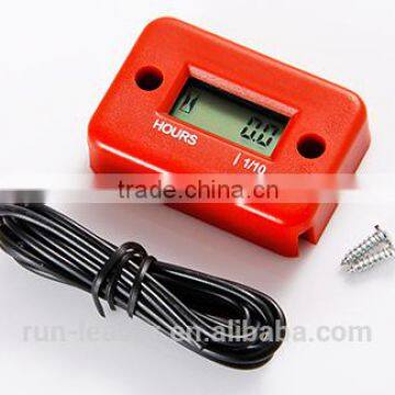 Digital Waterproof LCD Motocross Hour Meter For Gasoline Engine Lawn Mower Motorcycle Jet Ski Pit Bike Marine Boat