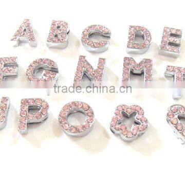 10MM crystal nice stone zinc alloy DIY letters