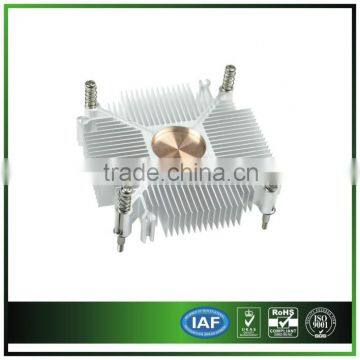 customized Aluminium Extrusion Heat sink with copper core