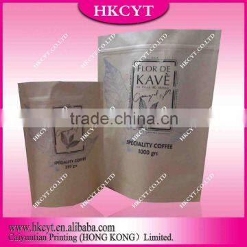 Hot sale 250g 1000g paper coffee packaging bag