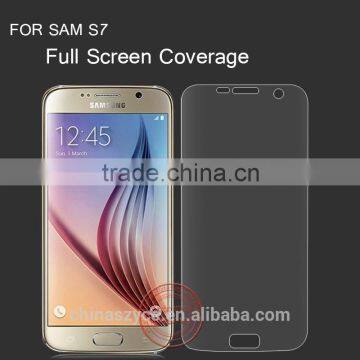 Fashion full screen guard for curved Samsung S7 TPU screen protector