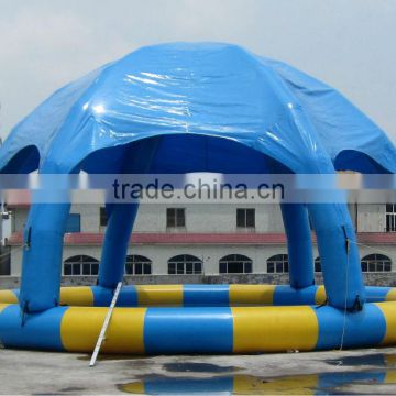 inflatable water walking ball pool with tent