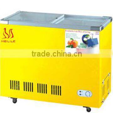 Meilile SCD-189 DC&Solar Glass door Freezer