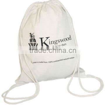 Eco friendly cotton drawstring bag for whole food