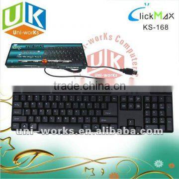 USB/PS2 standard pc waterproof keyboard