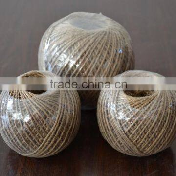 Natural color 3 ply jute twine wholesale with high quality