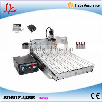 CNC 8060 3axis 1.5KW with USB port,wide use and easy operate