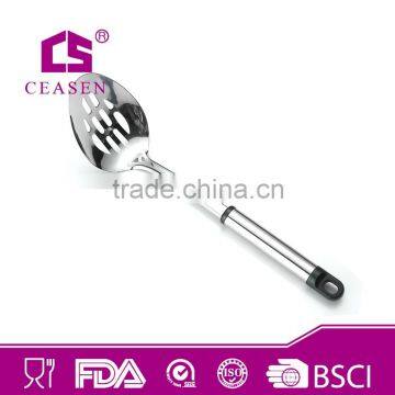 stainess steel slotted ladle kitchen utensils of ladle serving slotted ladle