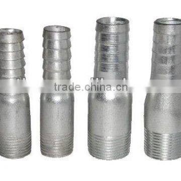 American standard carbon steel galvanized hose nipple