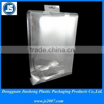 China wholesale new design clear plastic folding box with hanger