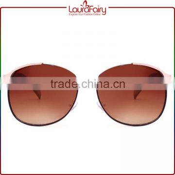 Laura Fairy Fashion Design Metal Frame White Temple Sunglasses Wenzhou Factory photo-4