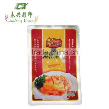 customized printed foil retort pouch for pickled vegetables