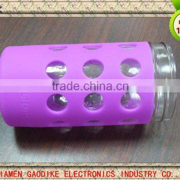 High quality silicone glass water bottle sleeves