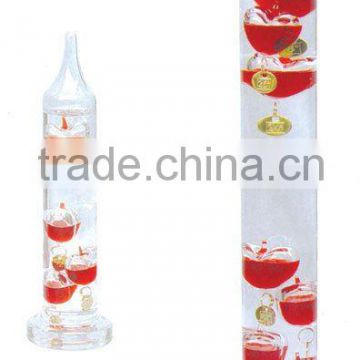 Glass Love Galileo Thermometer