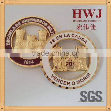 3D Design Cut Out Shape Metal Challenge Coin