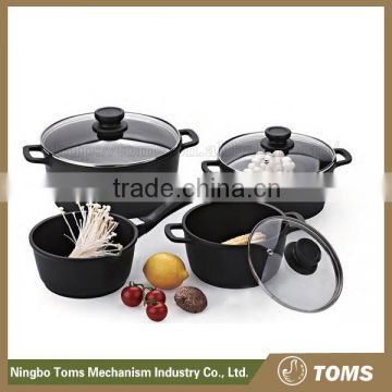 New design 9PCS non stick cookware