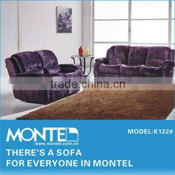 modern fabric purple recliner home furniture