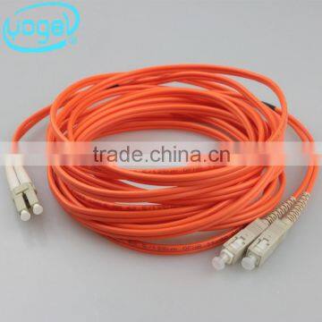 outdoor china direct buy 1piece MM LC SC duplex 5M Fiber Optic patch cord