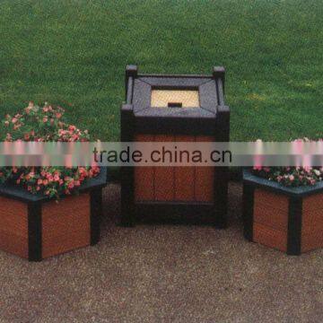 high tensile strength and corrosion-resistant wpc outdoor flower box