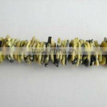 Wholes Loose Gemstone Rondelle Yellow Turquoise Rondelle Beads for Jewelry photo-4