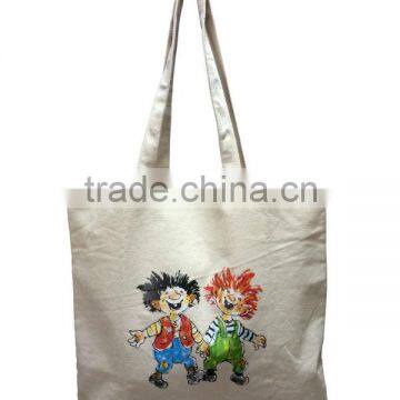 Promotional organic cotton duffle bag