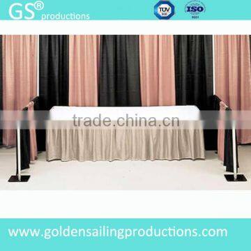 Decoration pipe and drape system for trade show booth